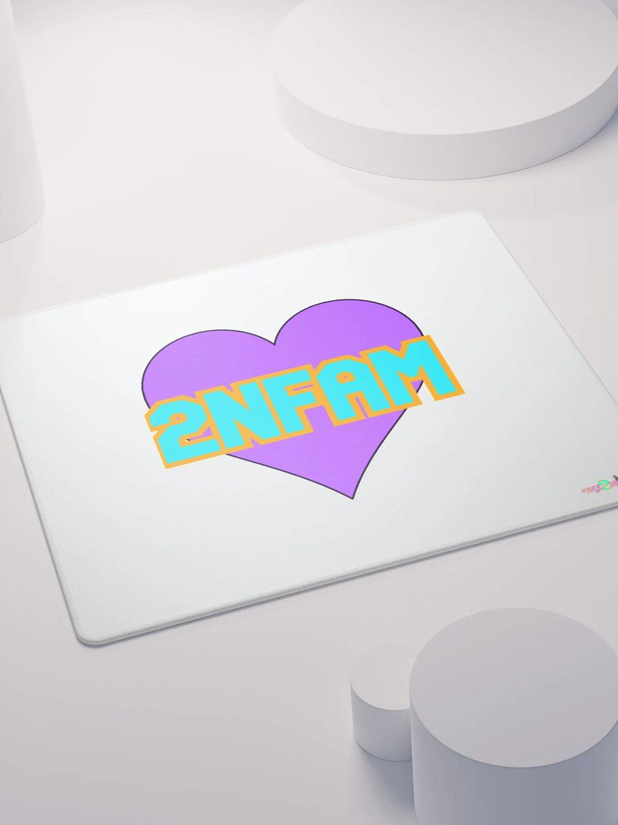 2NFAM Heart Gaming Mouse Pad (White) product image (4)