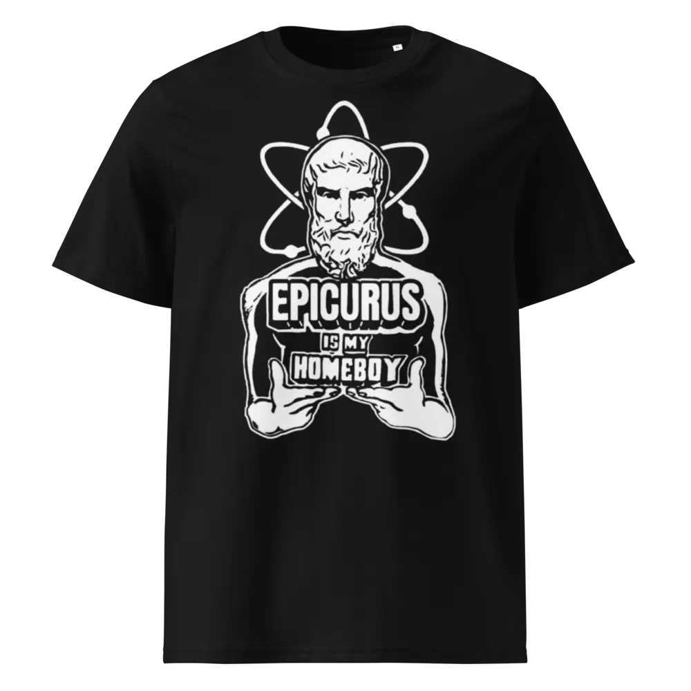 Epicurus Is My Homeboy (Stanley/Stella Organic Cotton T-Shirt) product image (9)