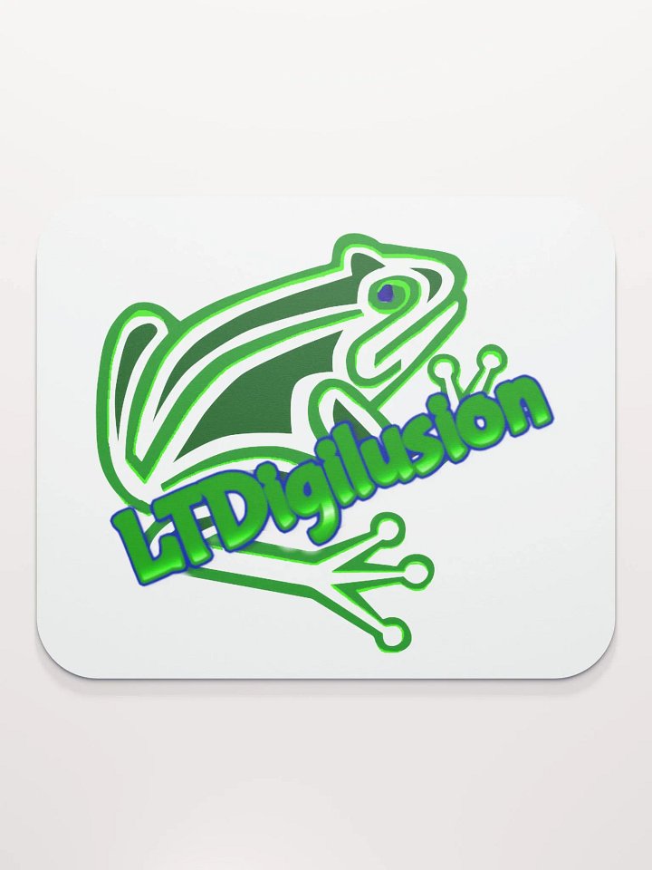 Futuristic Frog Glow Mouse Pad product image (2)