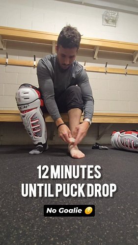 Most valuable player? The guy who convinces a goalie to play back-to-back. Thanks to CARHA for keeping beer league alive 🙌🏒