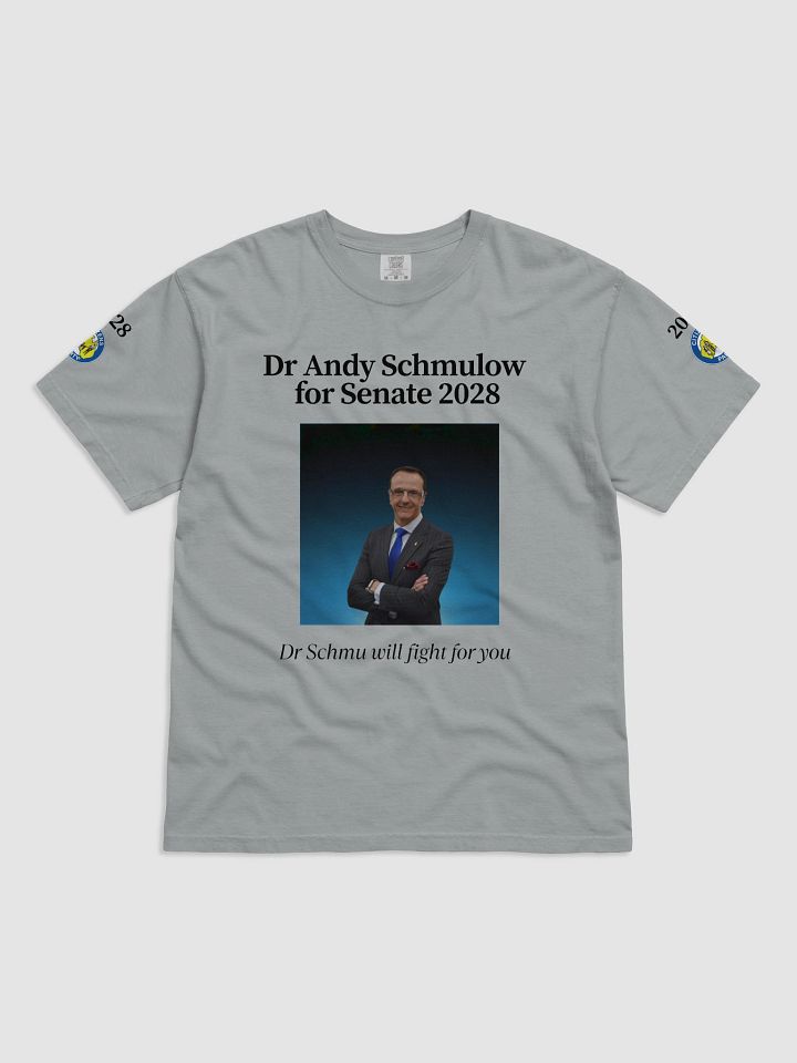 Dr Schmu will fight for you T-Shirt (White, Blue, Grey) product image (3)