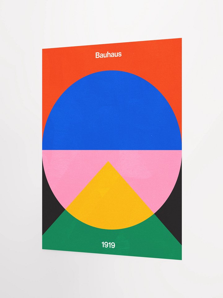 Shape Study: Bauhaus 1919 Exhibition 01 Poster Art Print product image (8)