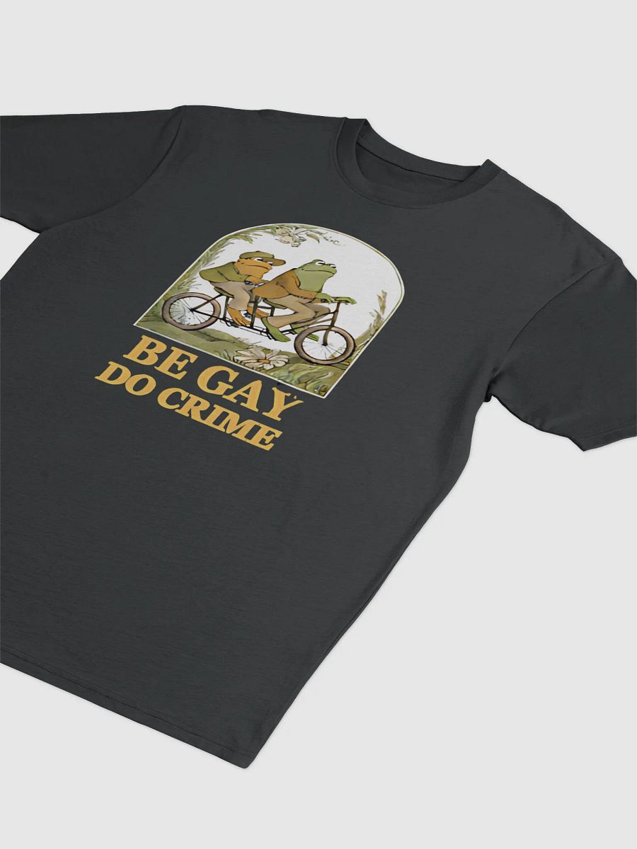 Be Gay, Do Crime T-Shirt (Dark Gray) product image (3)