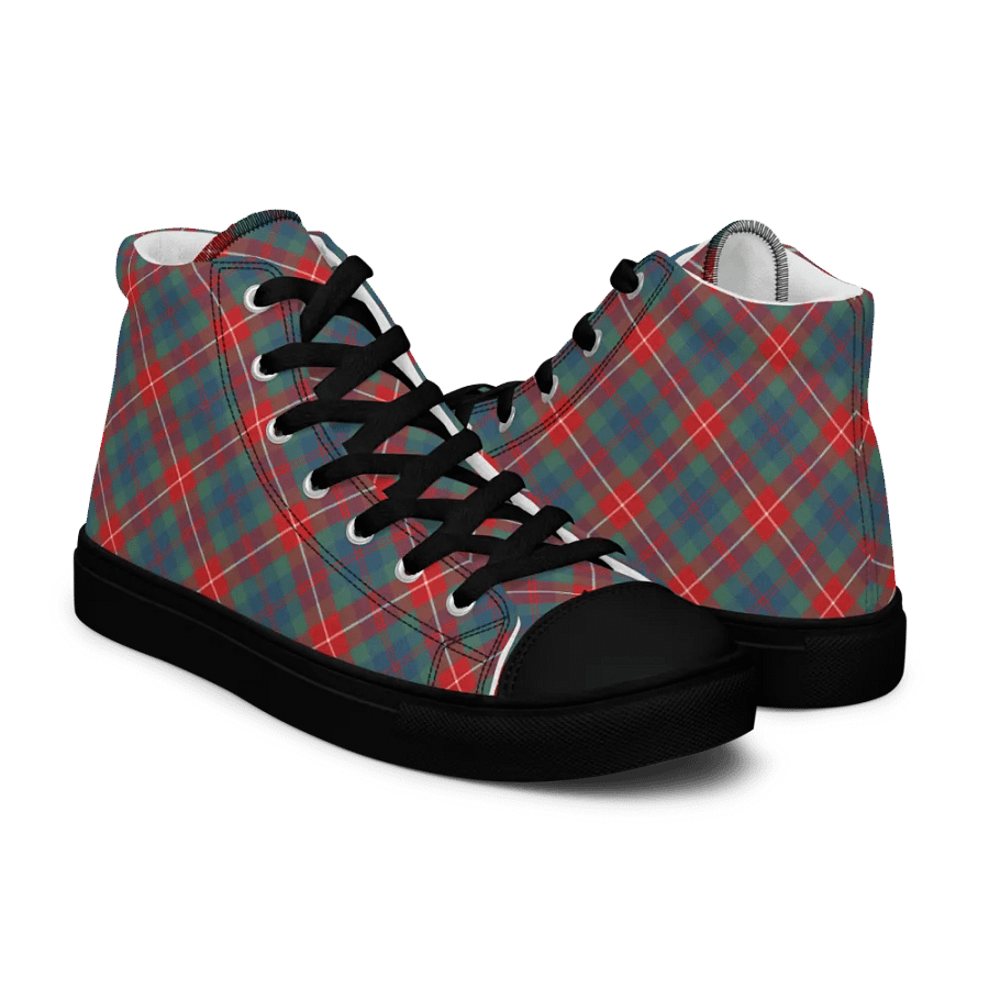 Fraser Ancient Tartan Men's High Top Shoes product image (7)