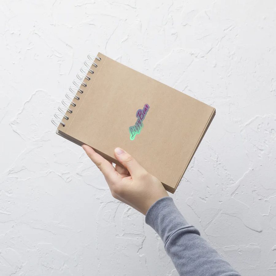 LizzyBear Name Holographic Sticker product image (6)