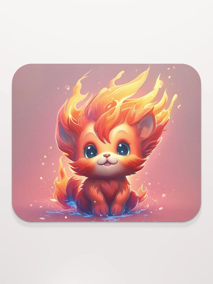 Fire Cat Mouse Pad product image (2)