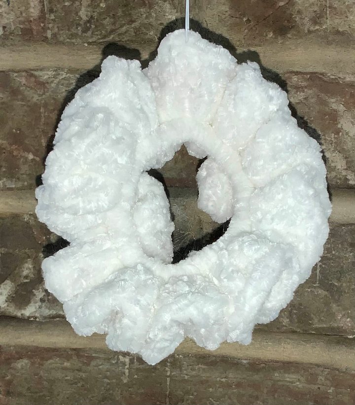 SnowWhite Velvet Scrunchies product image (1)