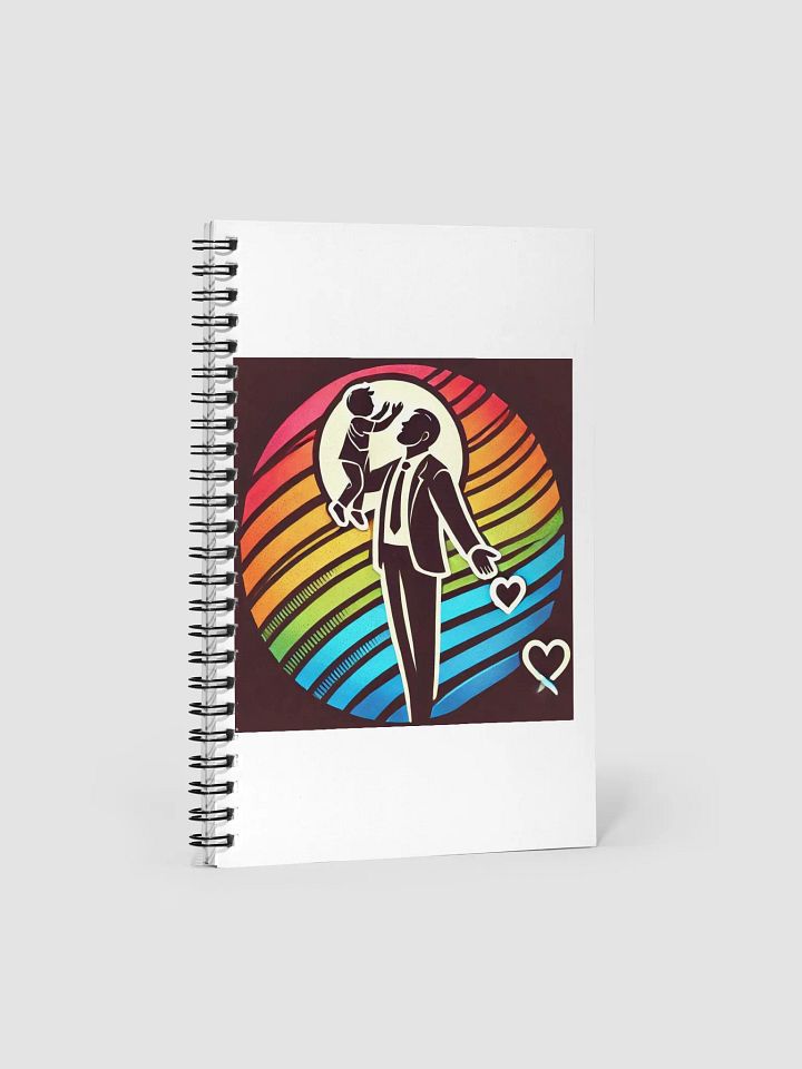 Rainbow Family Spiral Notebook product image (1)