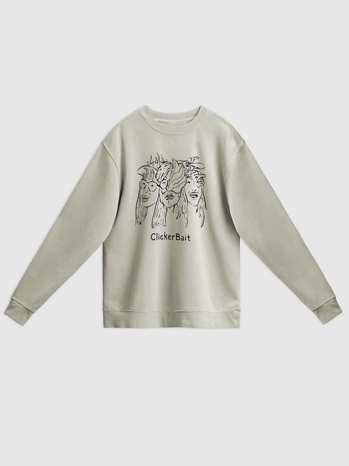 ClickerBait Hosts Black Outline Sweatshirt product image (1)