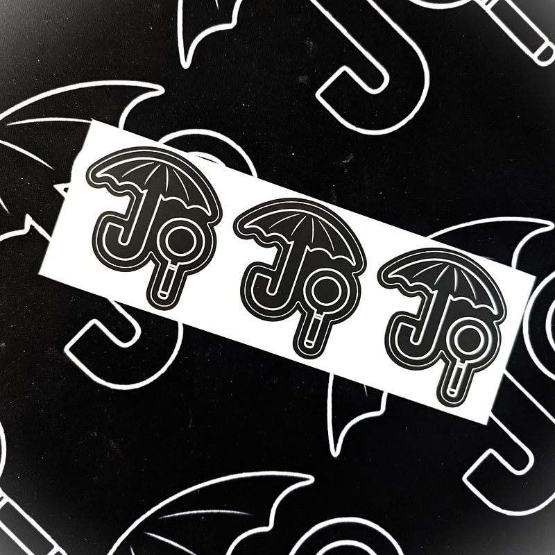 Small J.I. Logo Sticker
