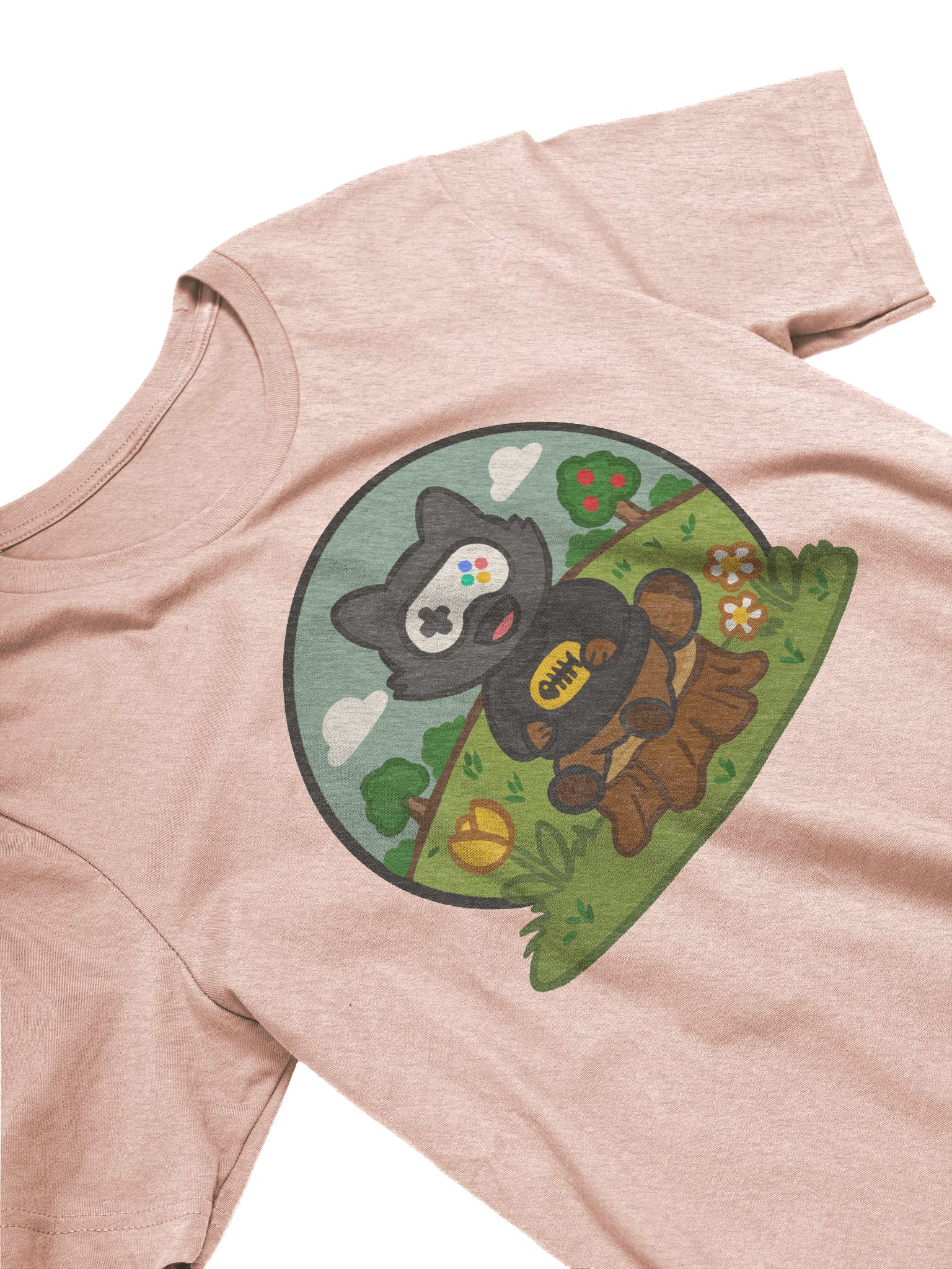 The Mori Plays "Cozy Raccoon" Tee product image (1)