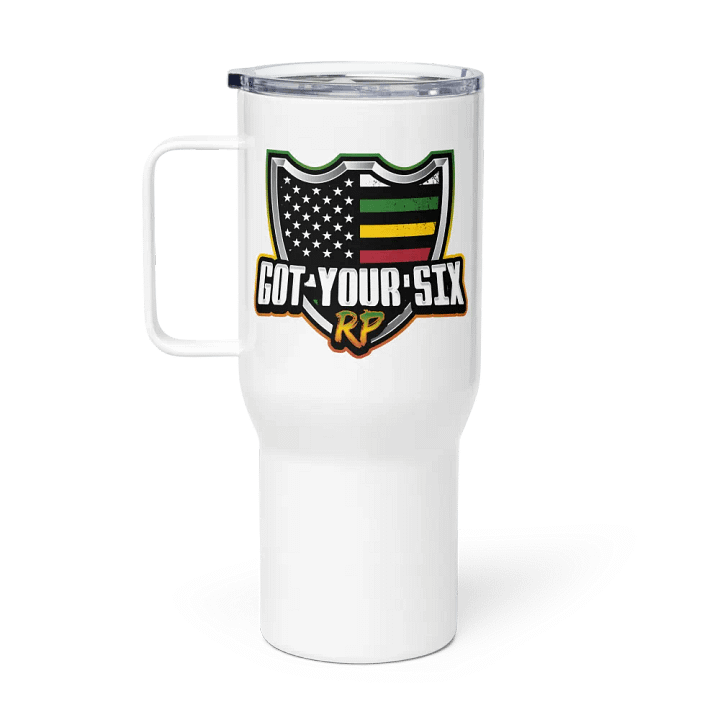 GOT YOUR SIX TUMBLER WITH HANDLE product image (1)