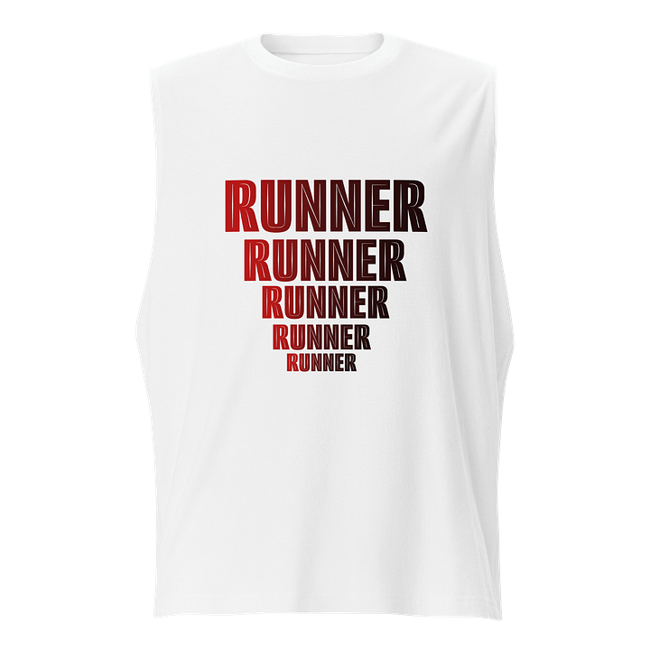 Layered Red Runner Muscle Tank product image (5)