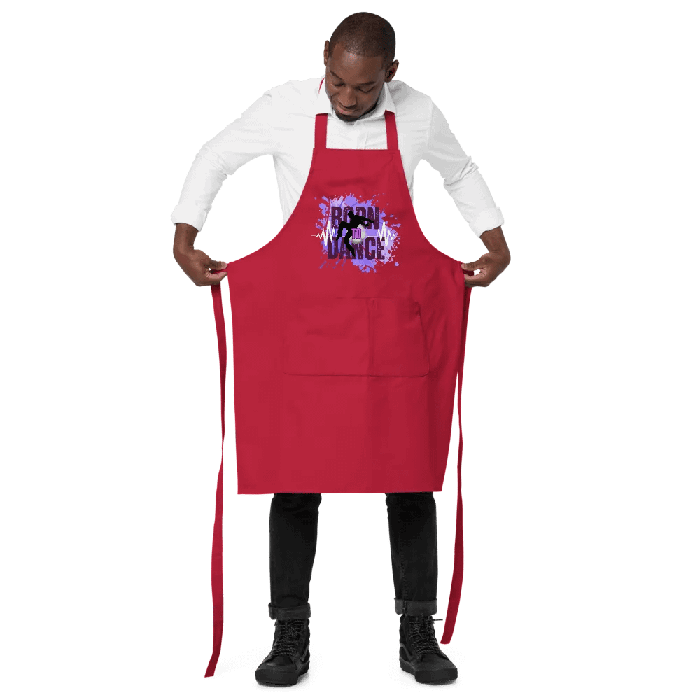 Dynamic Born to Dance Splash His Silhouette Apron product image (27)