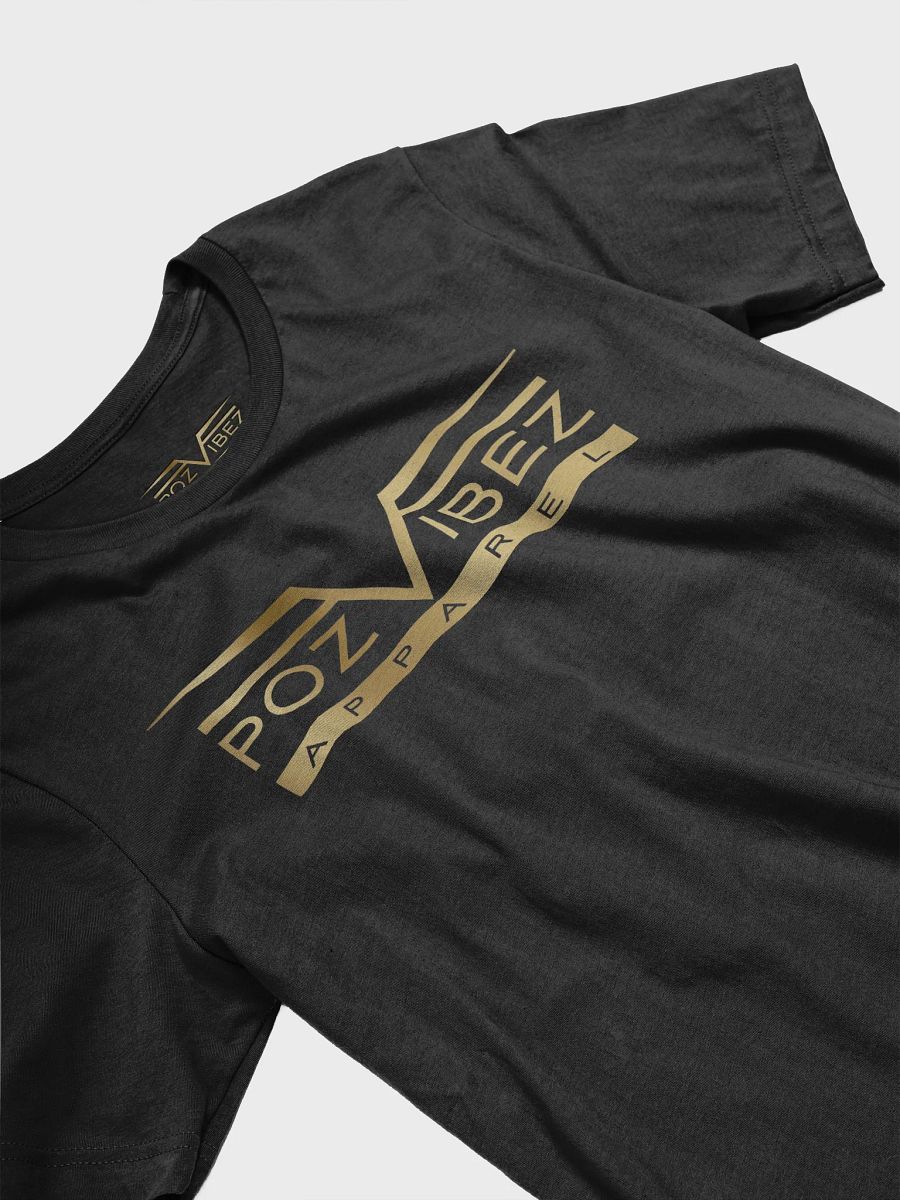 PozVibez Apparel (Gold) T-shirt product image (3)