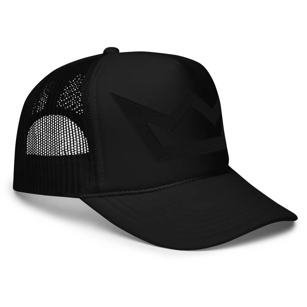BTV 'Blackout Crown' Foam Trucker Hat product image (3)