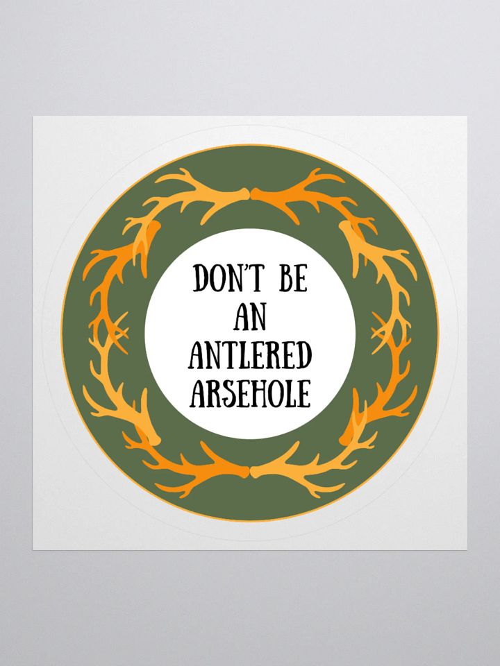 Stag Man Reprimand Sticker product image (3)