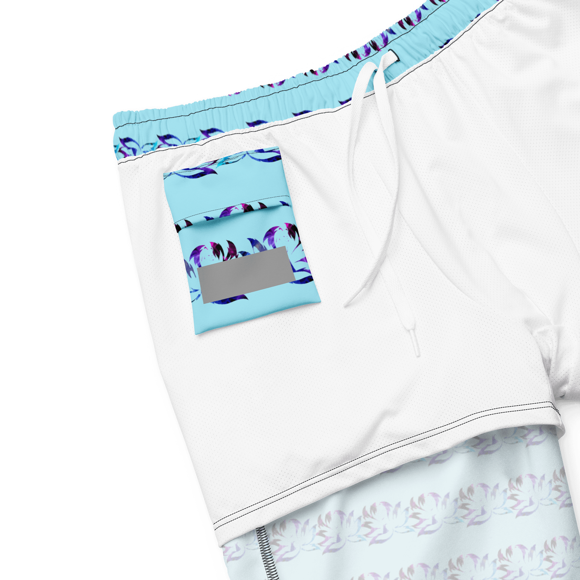 Kitsune All-Over Print Swim Trunks product image (6)