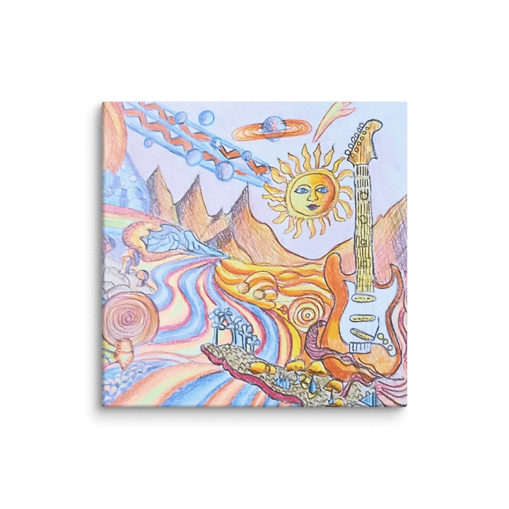Psychedelic rock wall art product image (1)