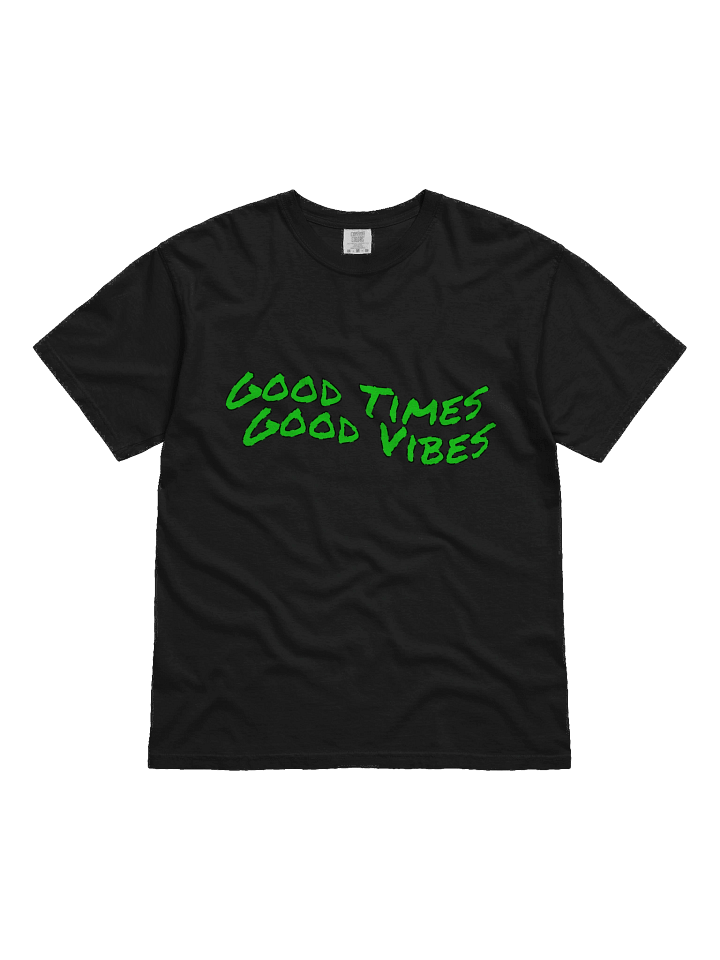 Good Vibes Green Jagged Tee product image (1)