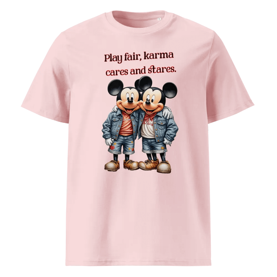 Karma Cares Cartoon Duo T-shirt product image (1)