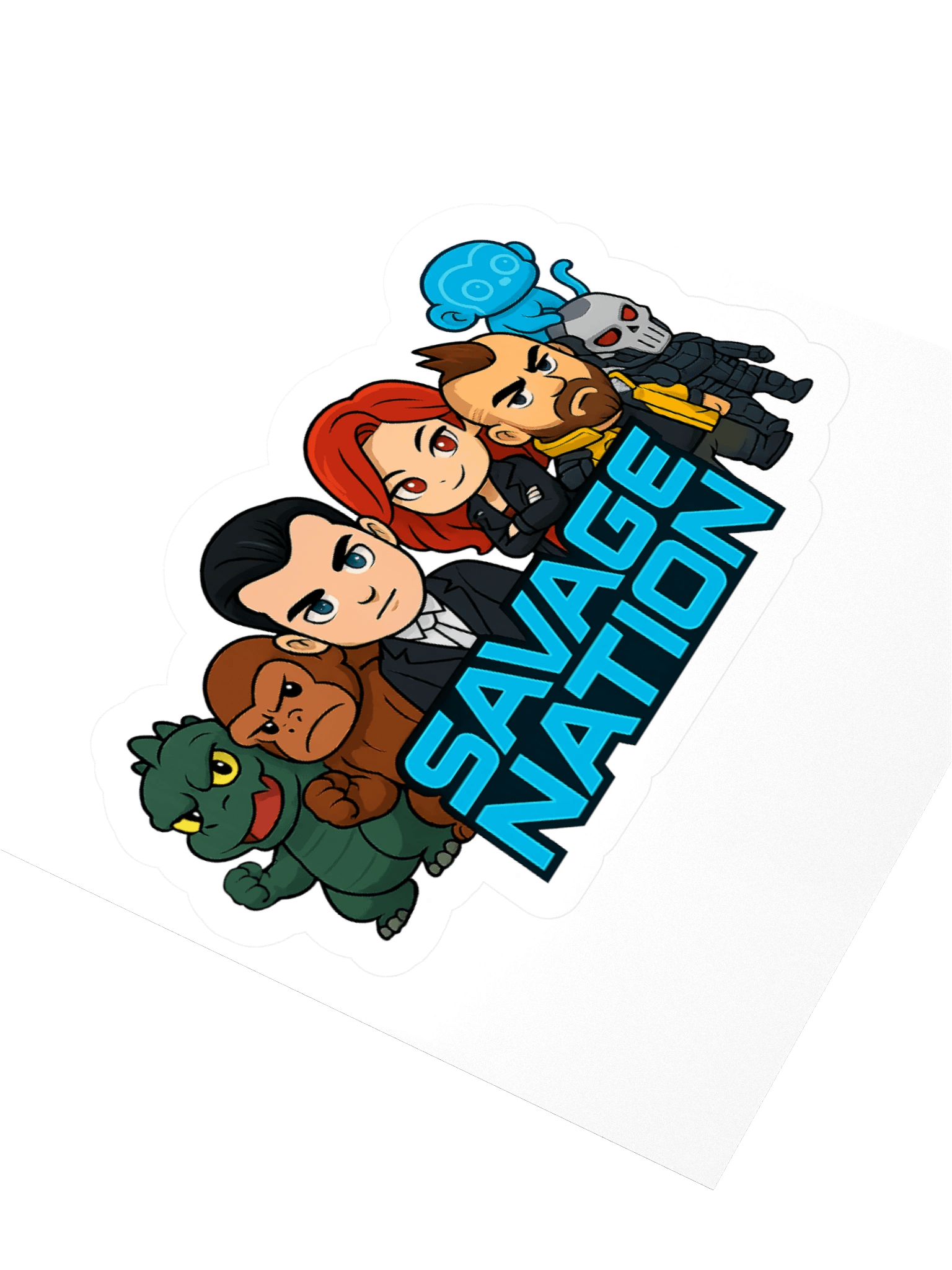 Savage Nation Chibi Sticker Set product image (8)
