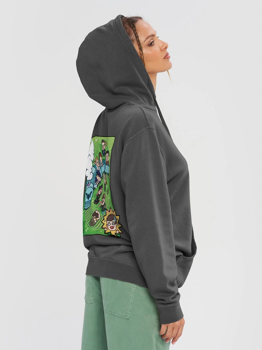 Choo Choo! Pigment Dyed Heavyweight Hoodie - Allmode product image (17)