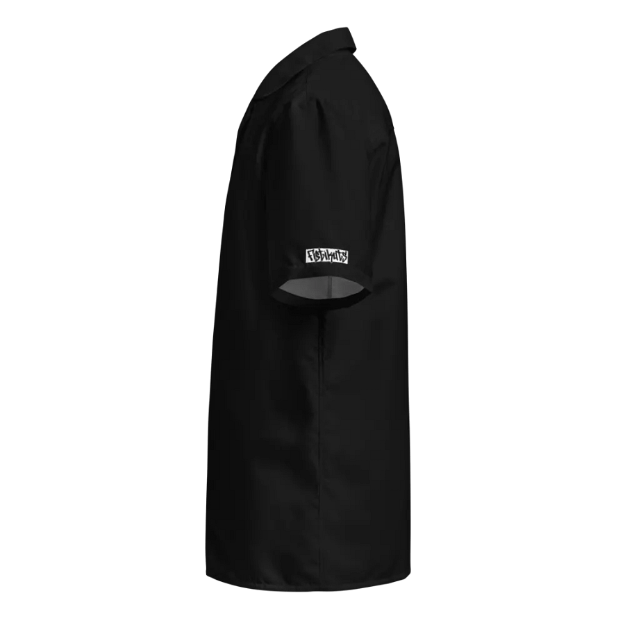 Fistikuts Unisex Button-down Shirt (Black) product image (9)