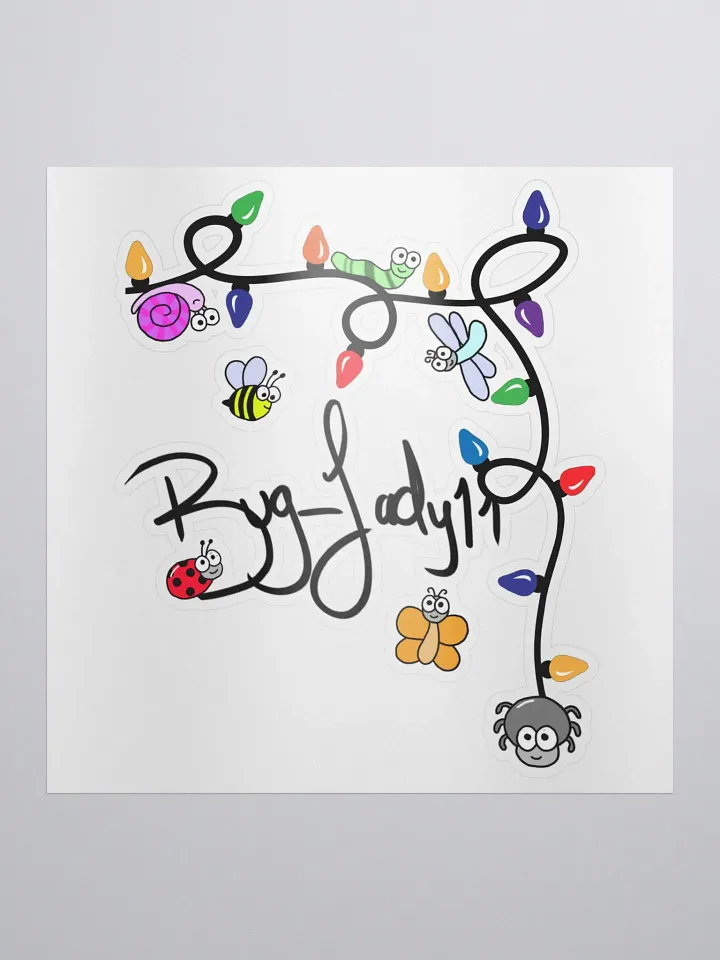 Bug-Lady Special Seasonal Sticker! product image (1)