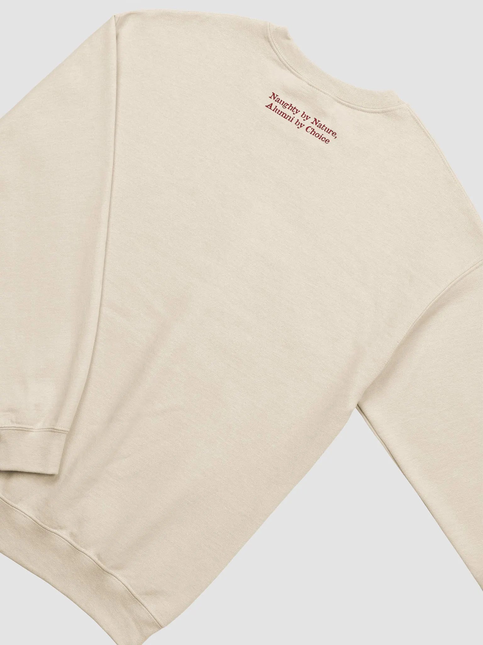 "Naughty List Alumni: Naughty by Nature, Alumni by Choice" Crewneck Sweatshirt product image (4)