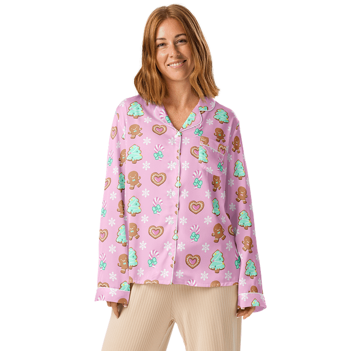 Cozy Gingerbread Pajama Top product image (1)