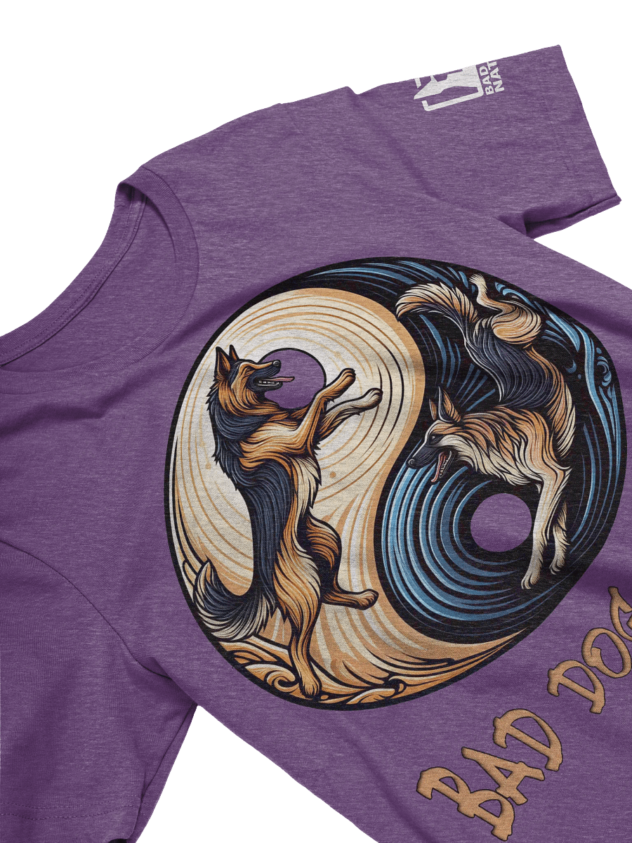 German Shepherd Yin Yang - PREMIUM ADULT UNISEX T-SHIRT ***NEW LARGER PRINT product image (2)