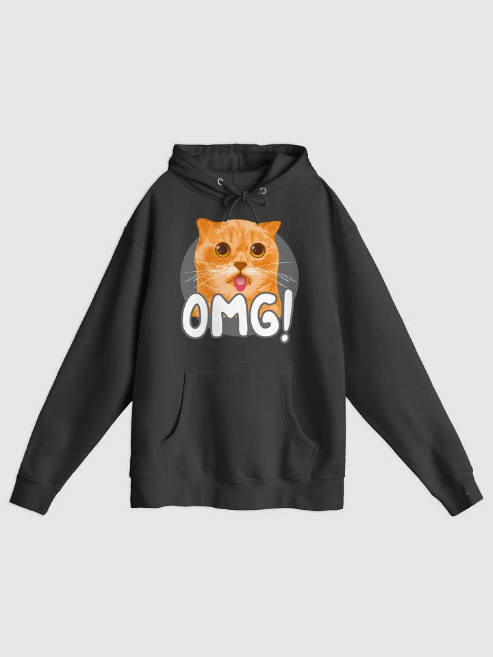 OMG! Surprised Cat Premium Hoodie product image (1)
