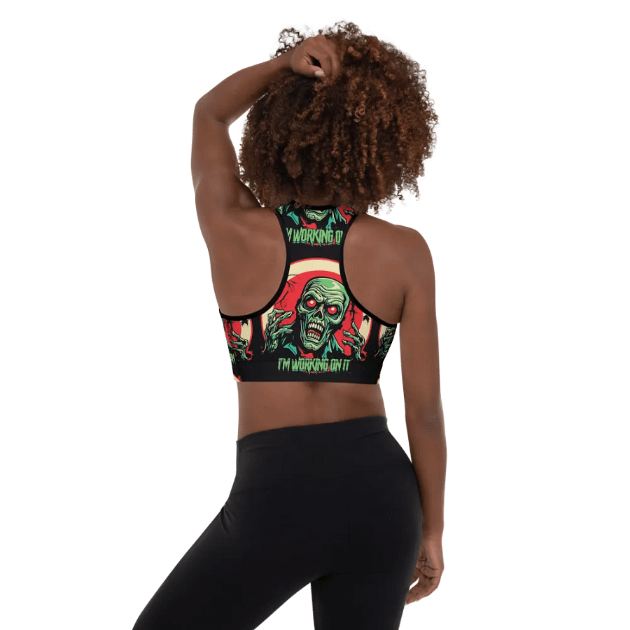 Gary the Ghoul All-Over Sports Bra product image (3)