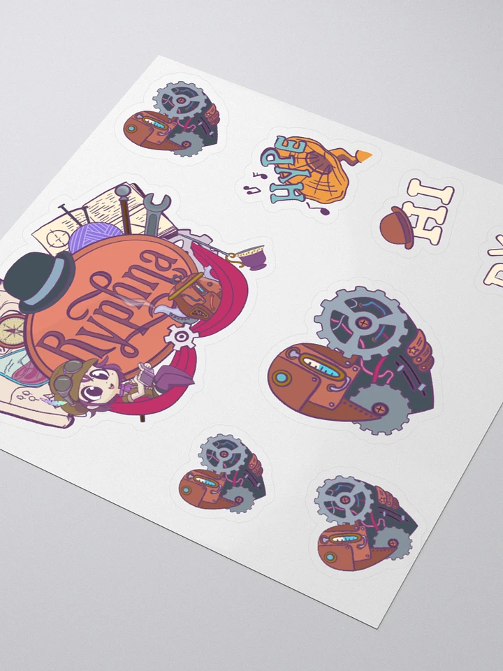 Steampunk Emote Collection - Die Cut Sticker product image (1)