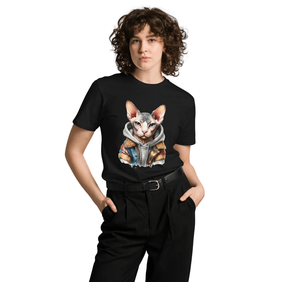 Sphynx Cat Shirt, Sphynx Lover Tshirt, Hairless Animal Tshirt, Cute Pet T-shirt, Cute Cat Lover T Shirt, Unisex Sphynx Cat Shirt product image (8)