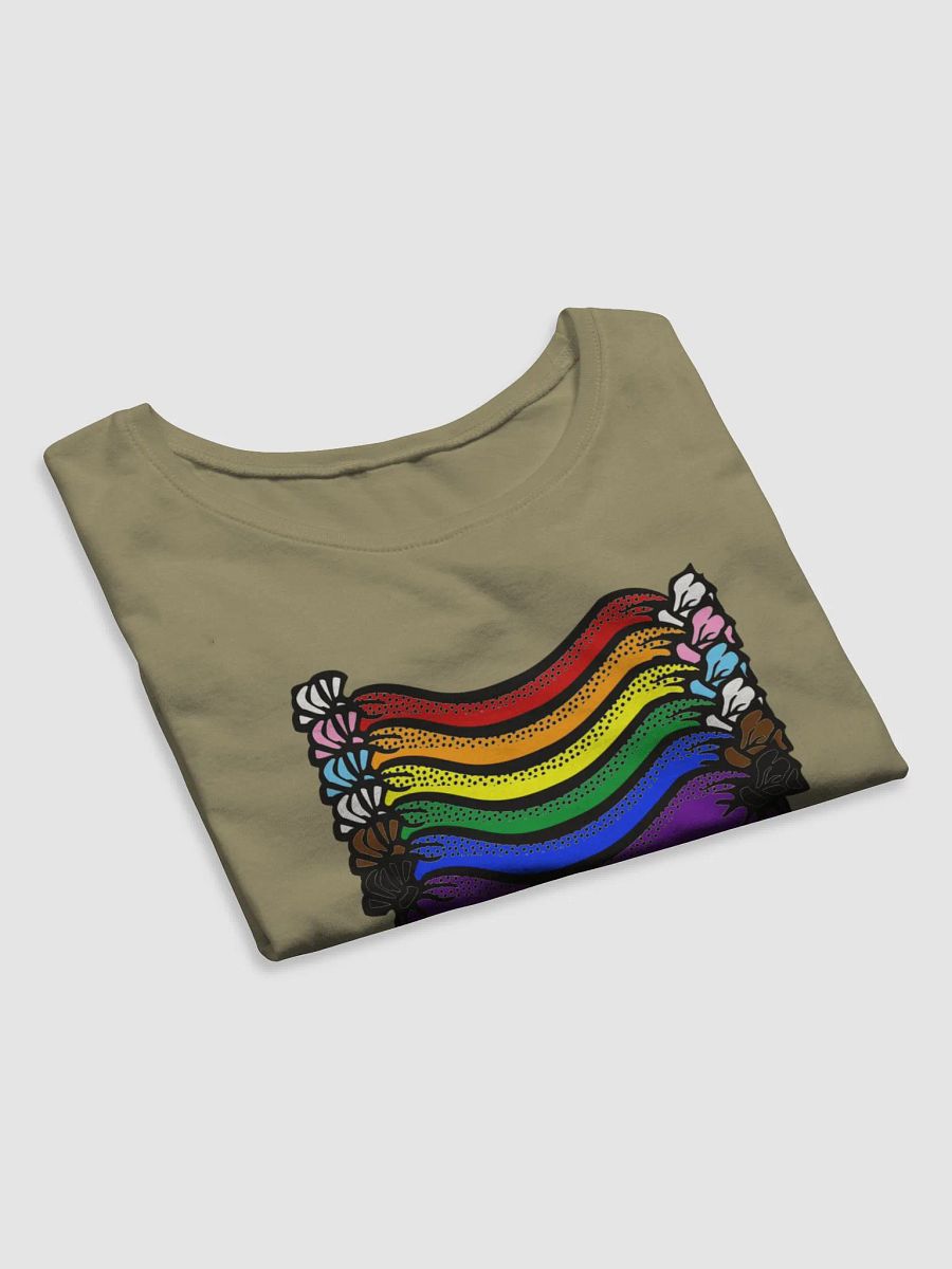 Rainbow Pride Crop Sausage Tee product image (12)