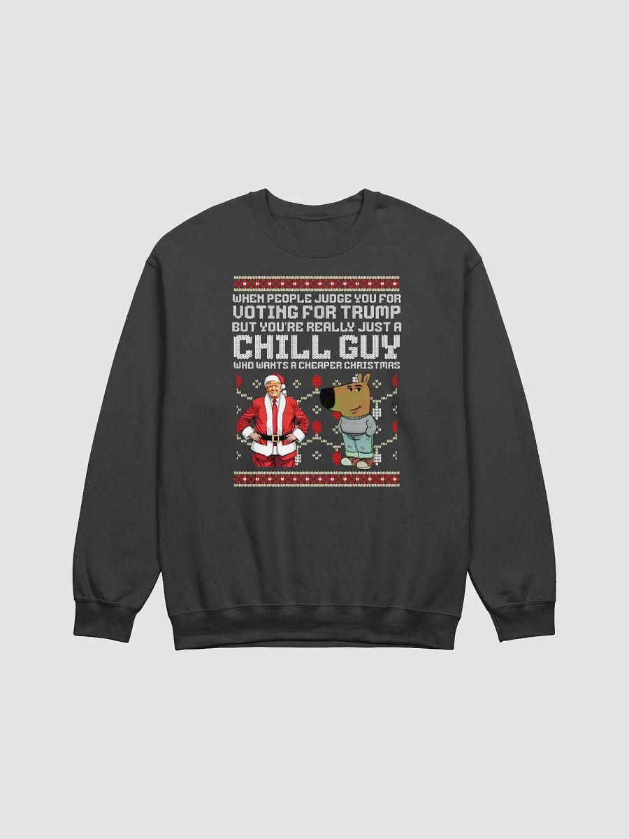 I VOTED FOR TRUMP CHILL GUY UGLY CHRISTMAS SWEATER UNISEX PATRIOTIC GIFT FOR AMERICANS product image (2)