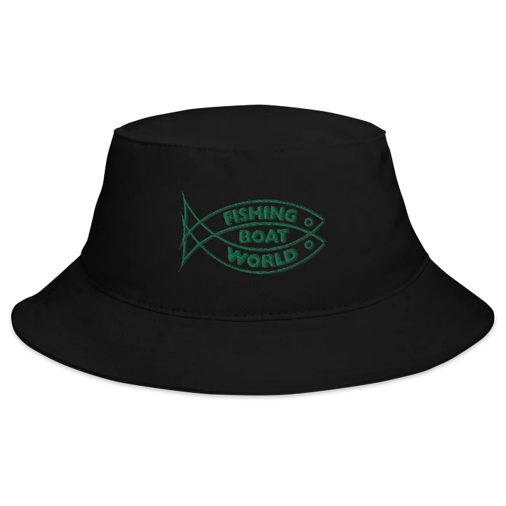 Fishing Boat World Logo Bucket Hat product image (4)