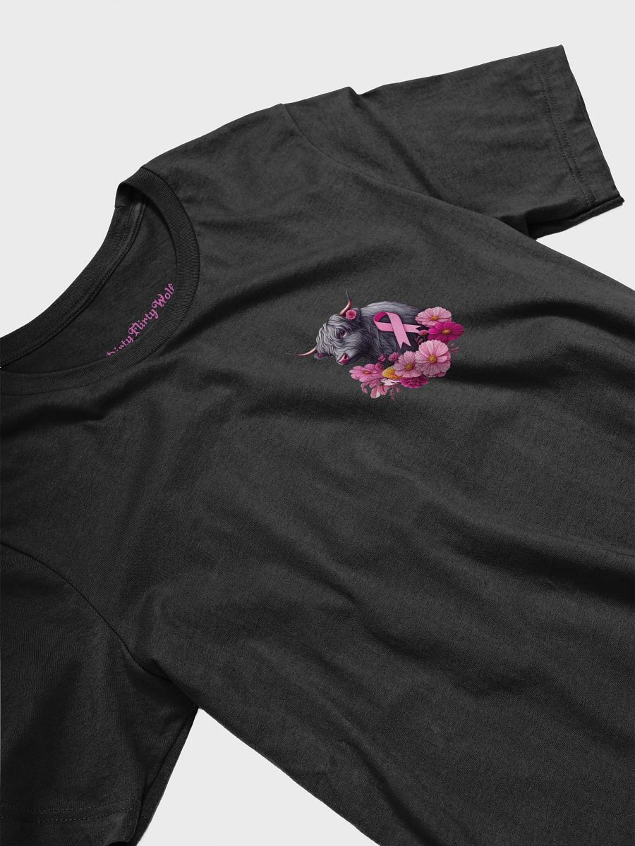 Highland Cow Floral Bliss Breast Cancer Awareness T-shirt product image (3)