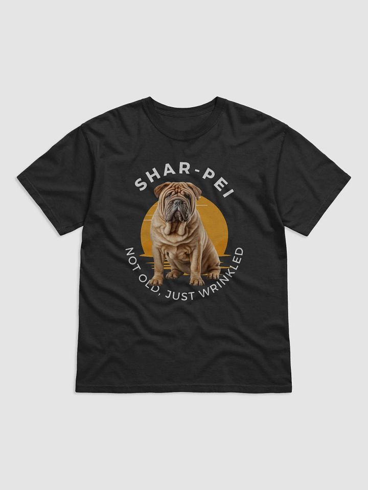 Funny Shar-Pei Dark Color Relaxed Fit T-shirt product image (2)