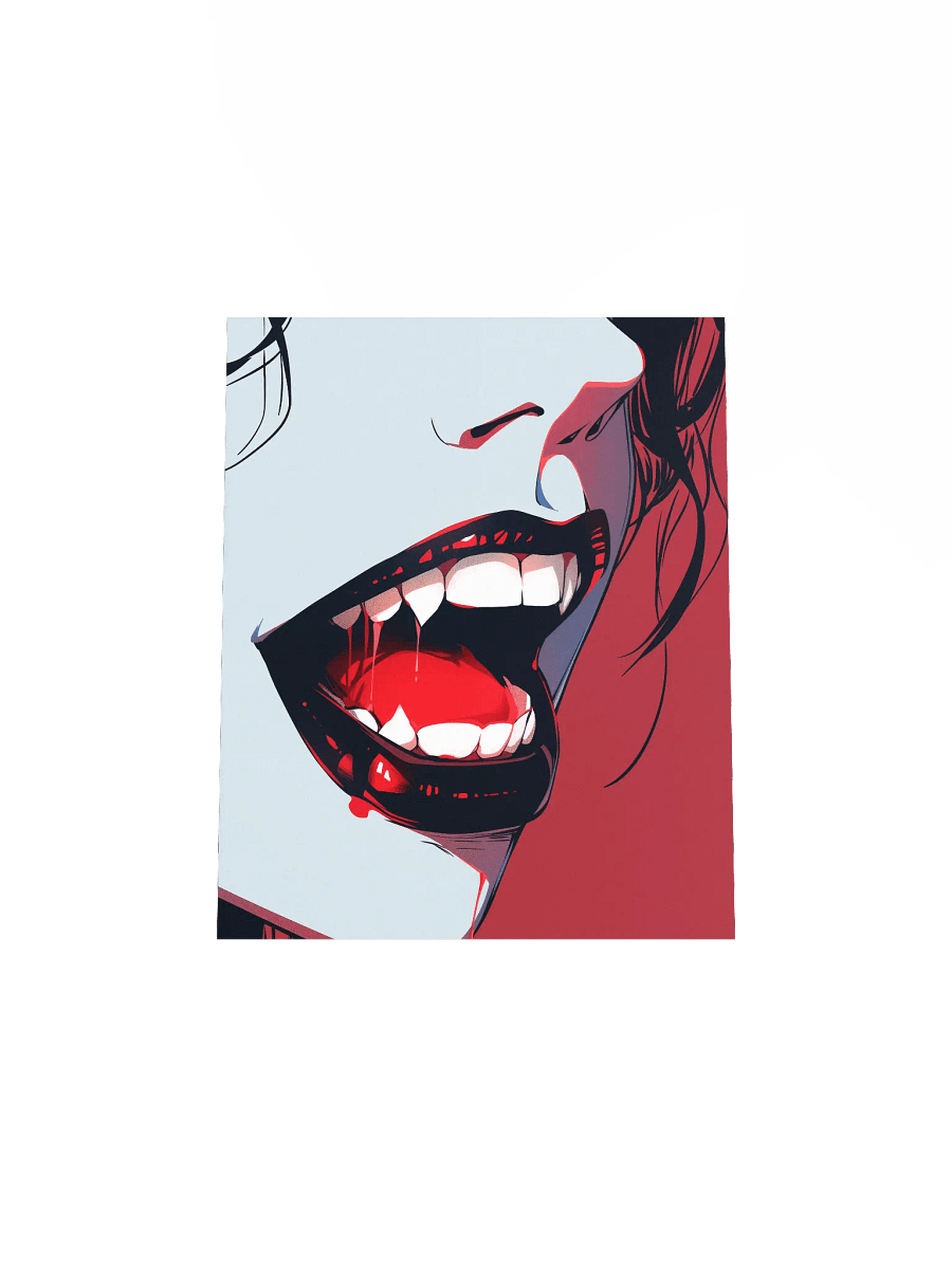 Vampire Fangs Matte Poster product image (22)