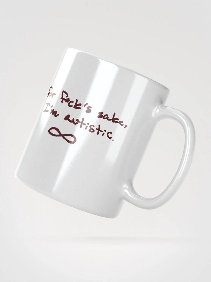 FFS, I'm autistic. (maroon design) mug product image (3)