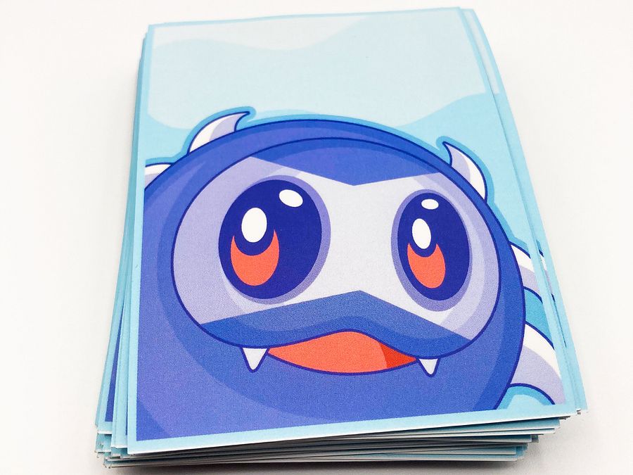 TDL Light Blue Chibi Spider Card Sleeves 50-pack (Non-Glossy) product image (3)