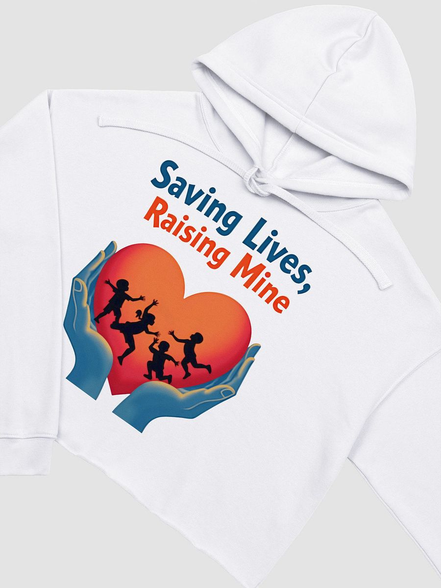 Medical Moms and dads, multitasking Heroes Crop Hoodie product image (25)