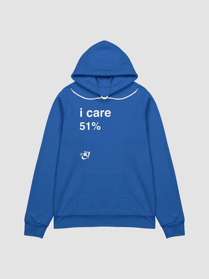 I care 51% hoodie product image (1)