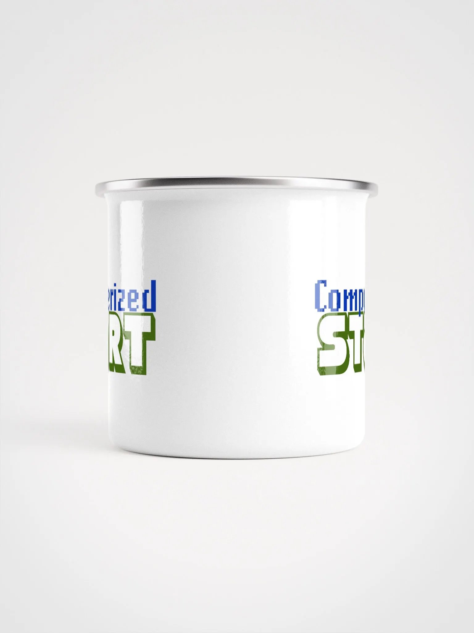 Computerized Start™ Enamel Mug product image (2)