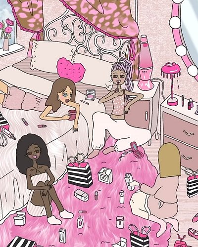 Some of my favorite moments from my recent animation work for @fentybeauty @fentyskin @fentyhair @badgalriri 🩷💋✨capturing one...