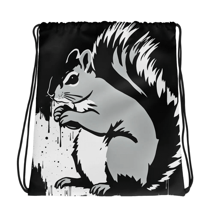 Urban Squirrel All-Over Drawstring Bag product image (1)