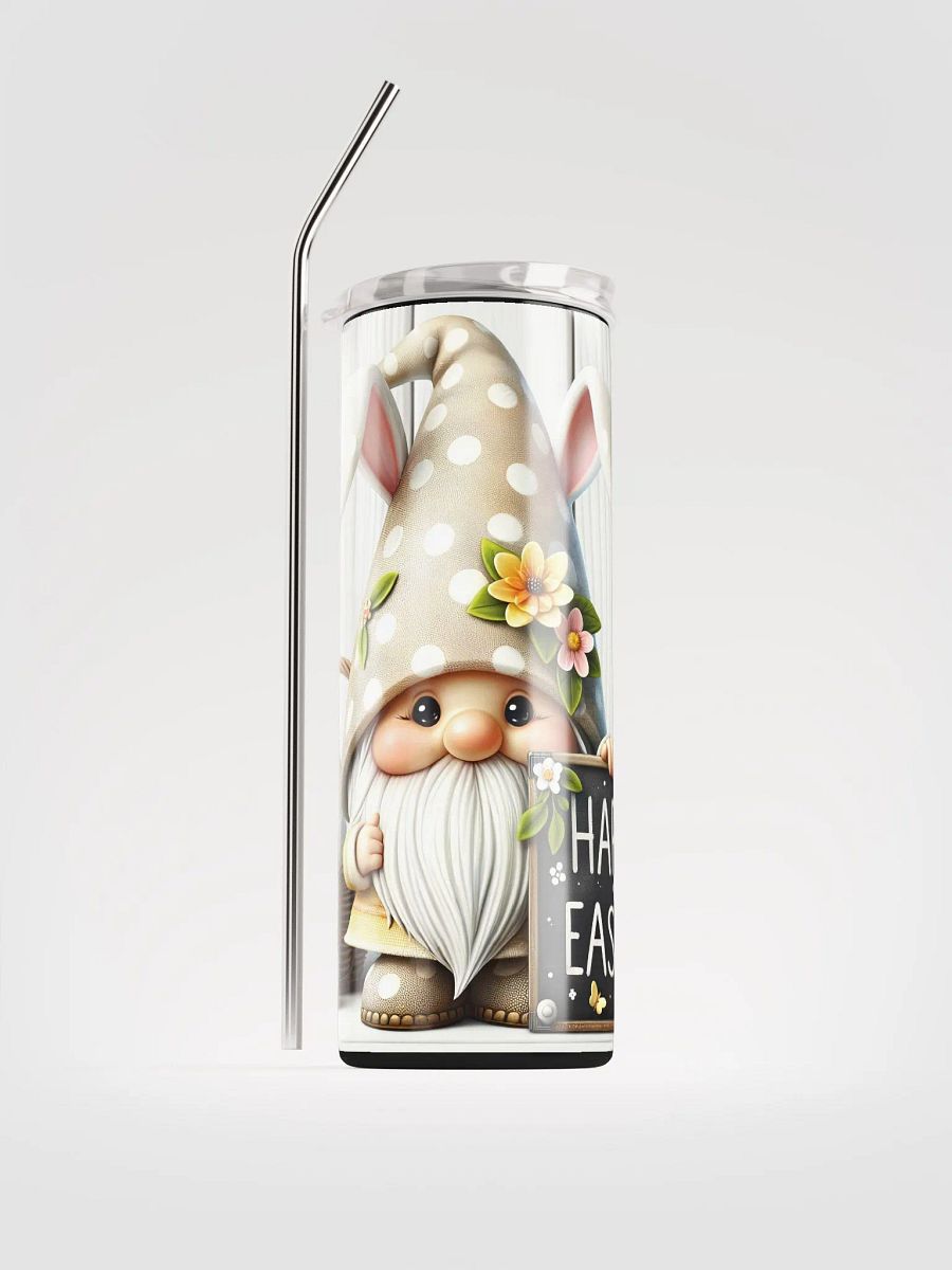 Bunny Gnome Easter Stainless Steel Tumbler product image (1)